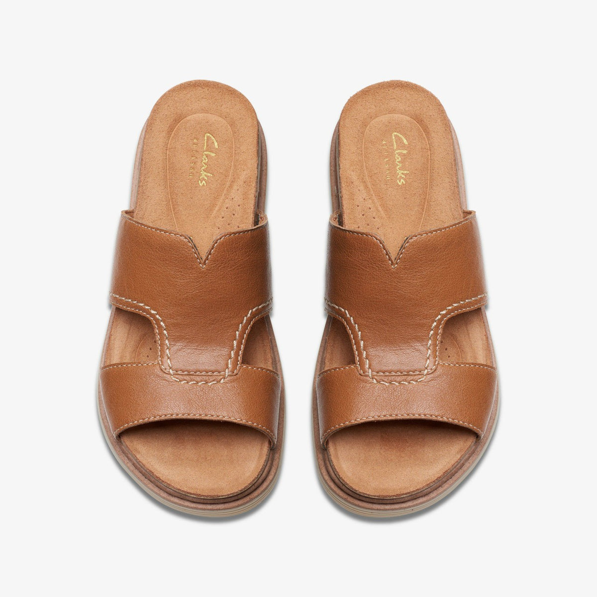 Clarks Arwell Walk Tan Leather