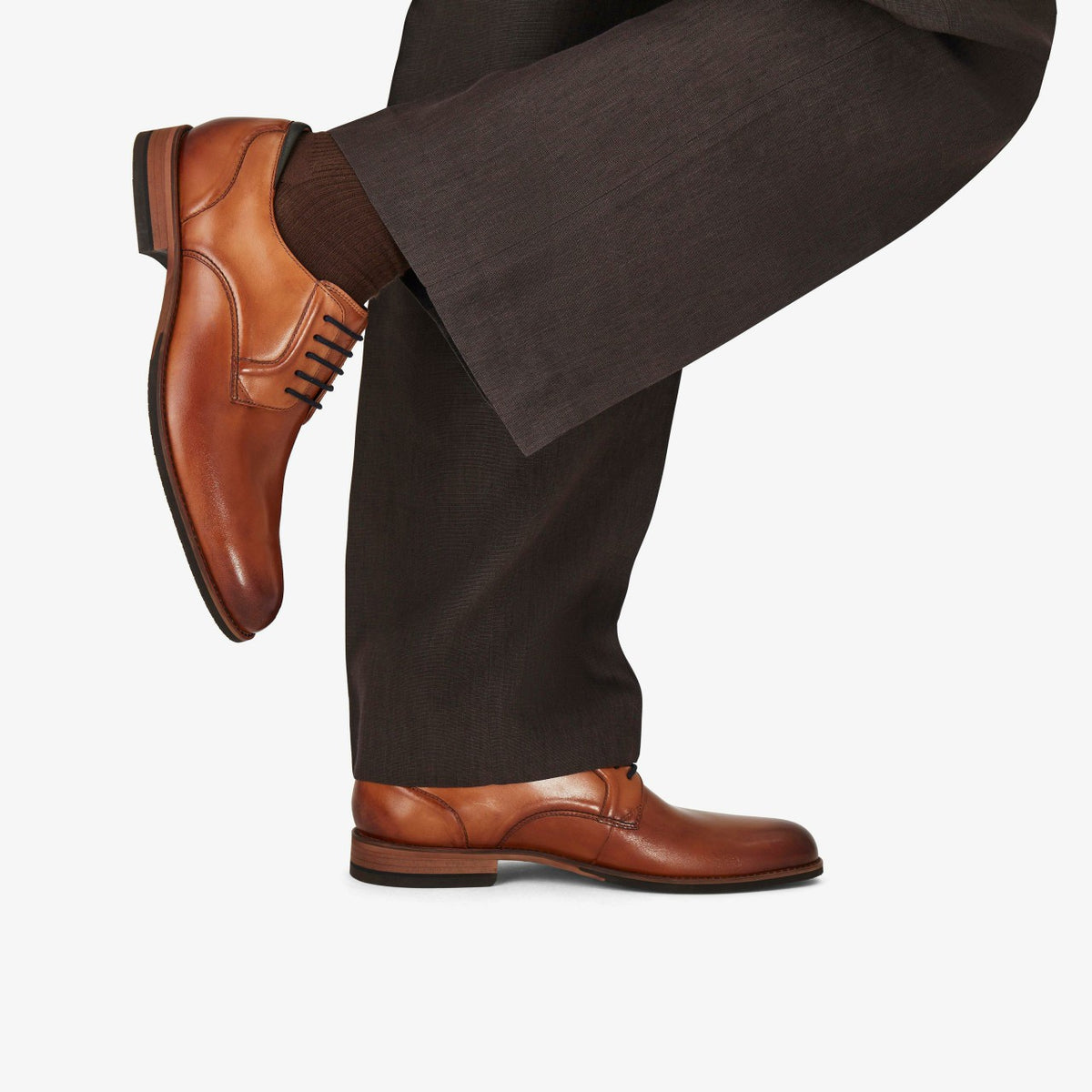 Clarks Craft Arlo Lace Tan Leather