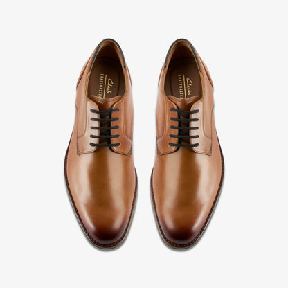 Clarks Craft Arlo Lace Tan Leather
