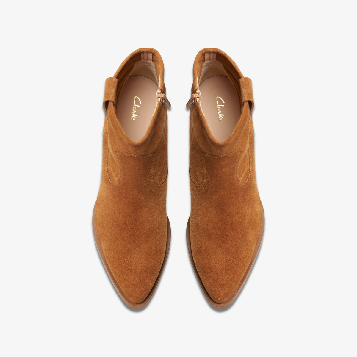 Clarks Elder Rae Tan Suede