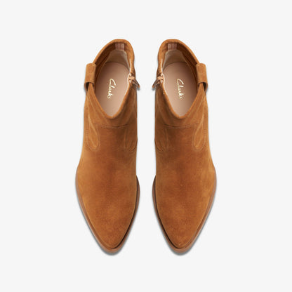 Clarks Elder Rae Tan Suede