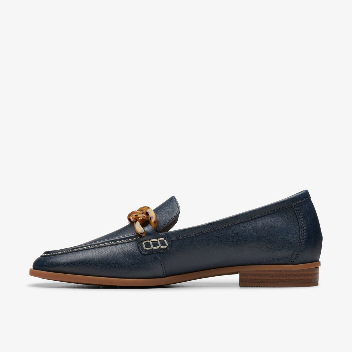 Clarks Sarafyna Iris Loafer Navy Leather