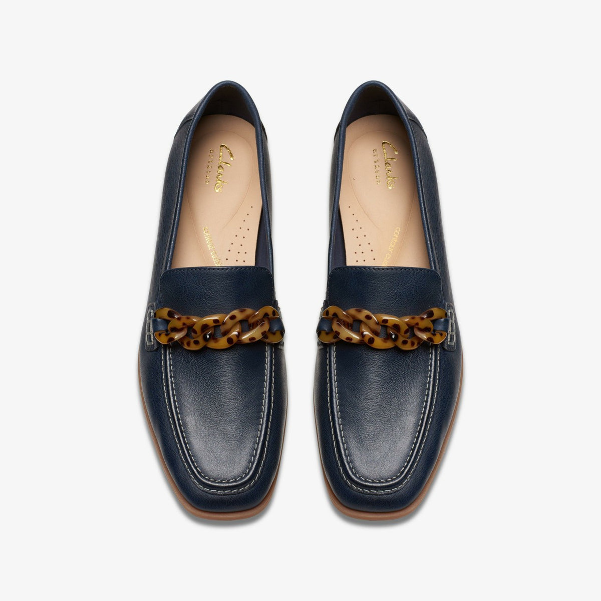 Clarks Sarafyna Iris Loafer Navy Leather