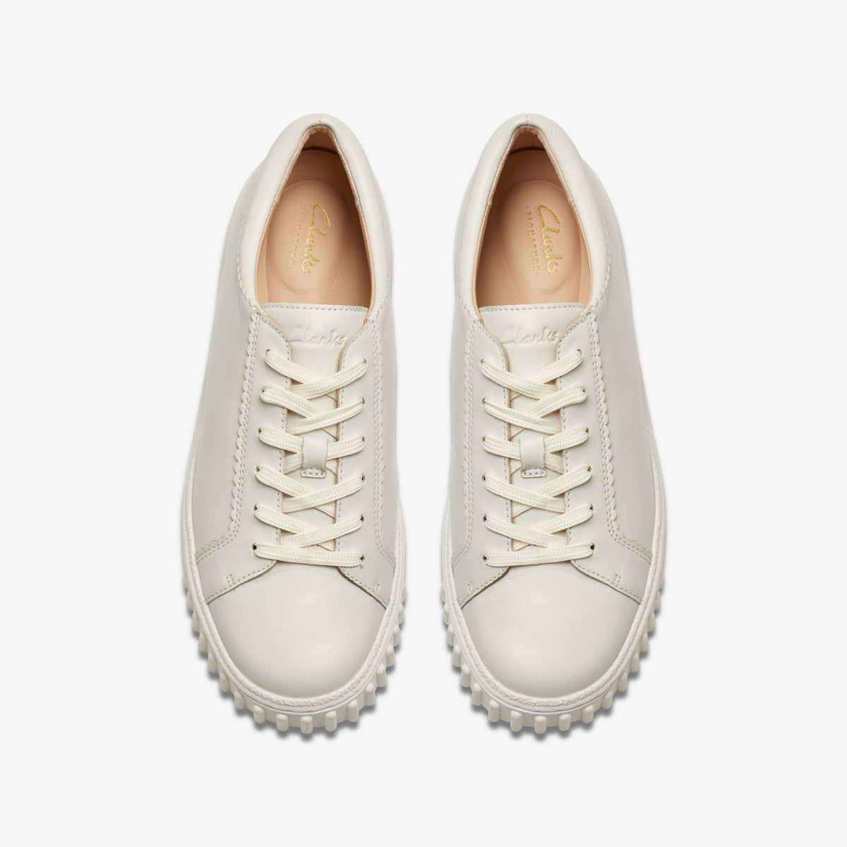 Clarks Mayhill Walk Off White Leather