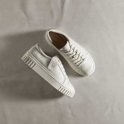 Clarks Mayhill Walk Off White Leather
