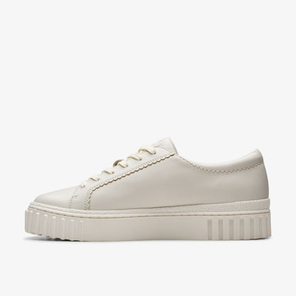 Clarks Mayhill Walk Off White Leather