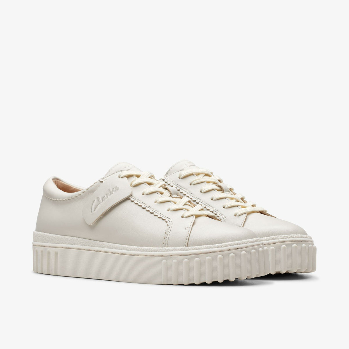 Clarks Mayhill Walk Off White Leather