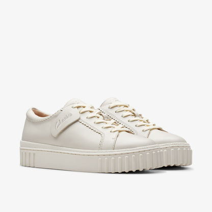 Clarks Mayhill Walk Off White Leather