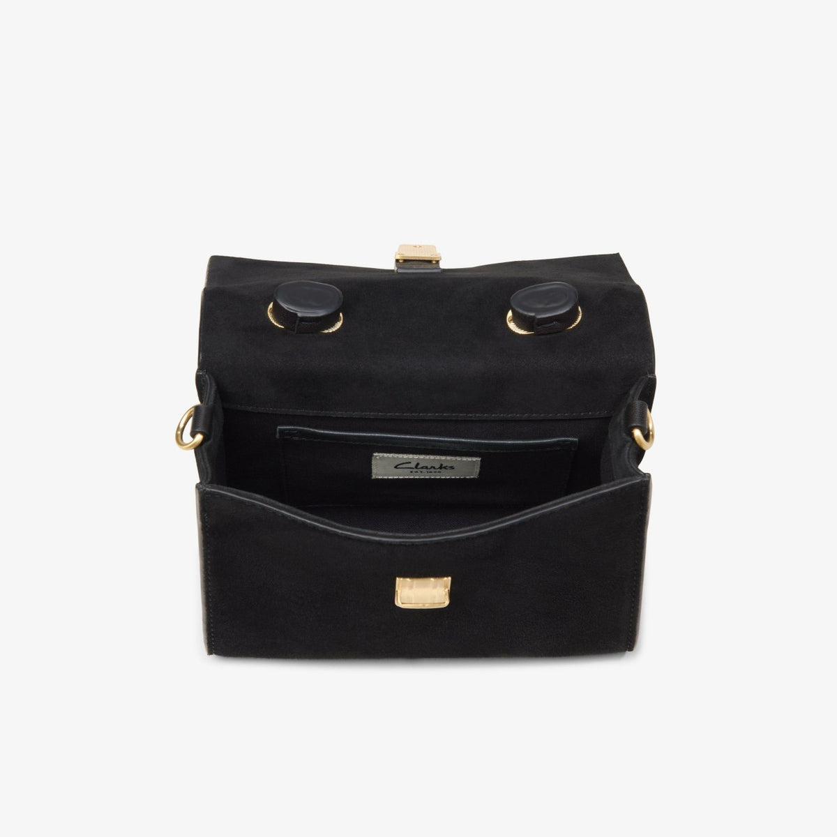 Clarks Roslyn Ritzy Black Suede