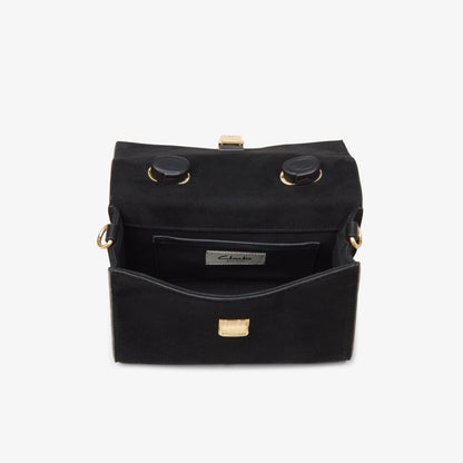 Clarks Roslyn Ritzy Black Suede