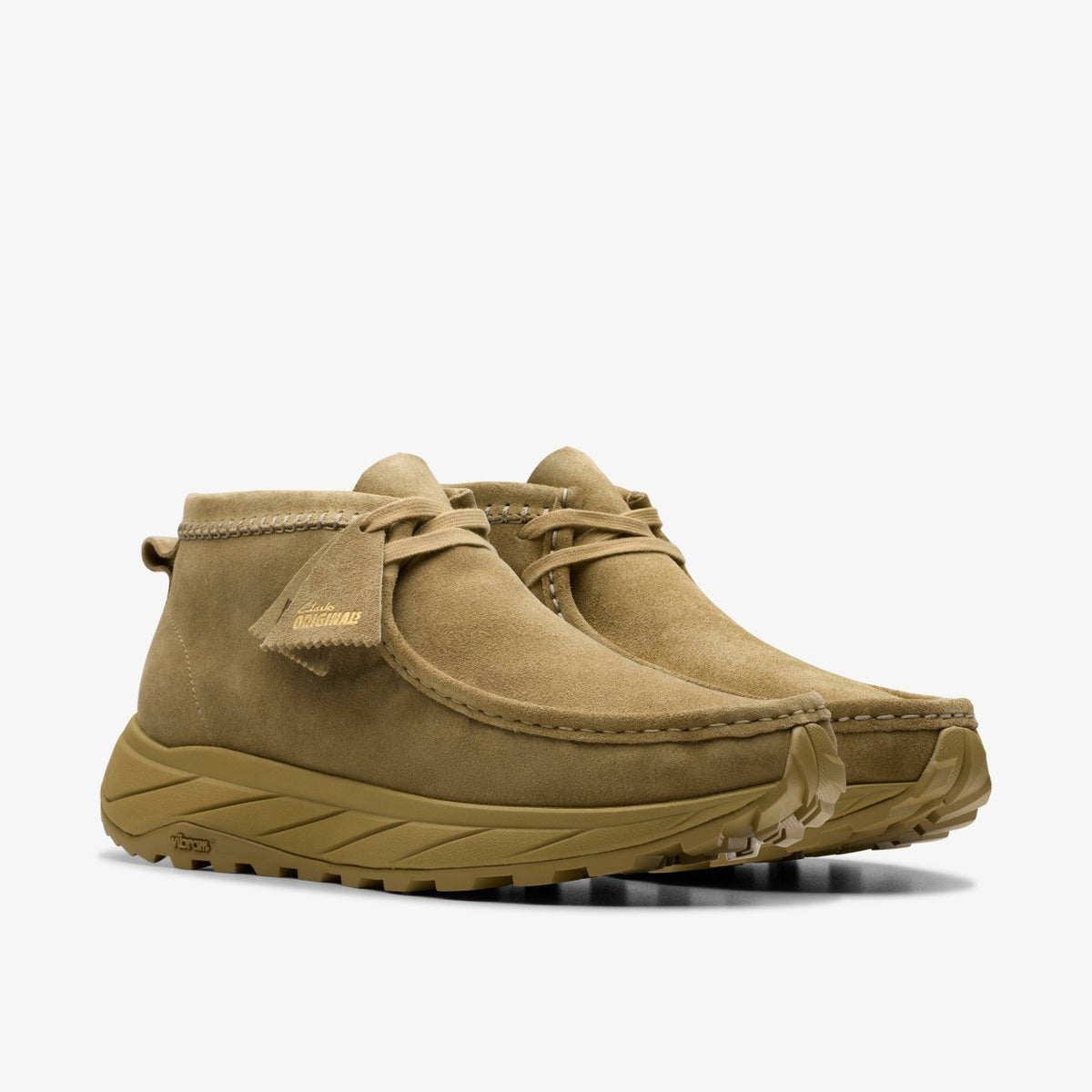 Clarks Wallabee Eden Dark Sand Suede
