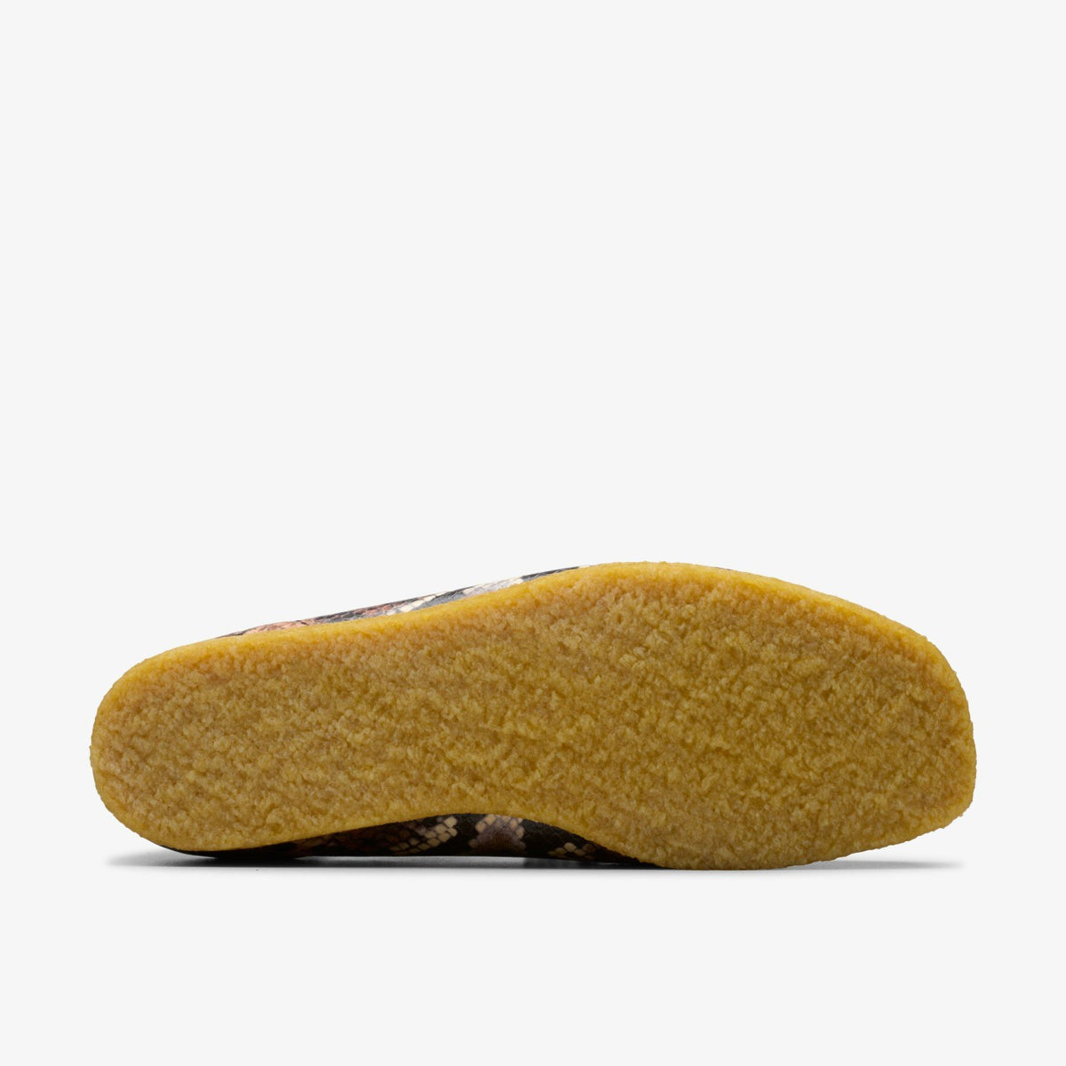 Clarks Wallabee Brown Snake Print