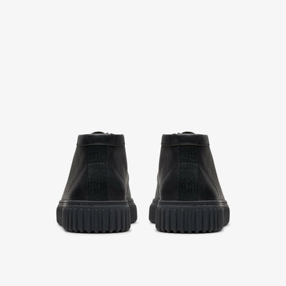 Clarks Torhill Hi Black Leather