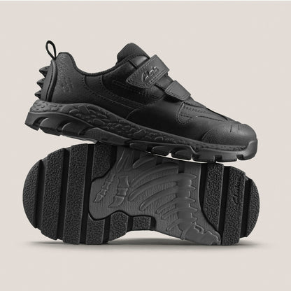 Clarks Steggy 2 Pace Kid Black Leather