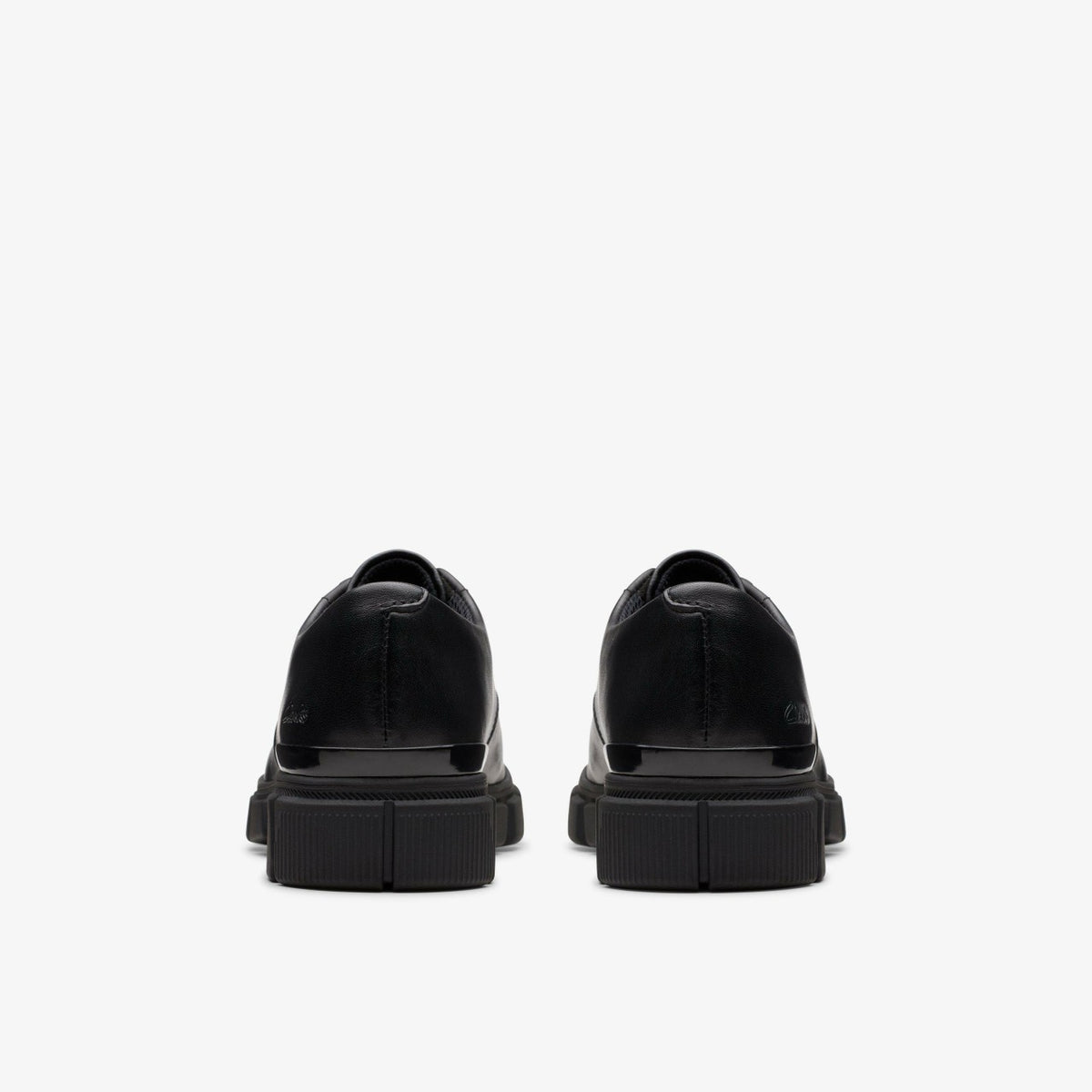 Clarks Evyn Lace Kid Black Leather