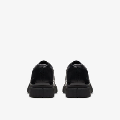 Clarks Evyn Lace Kid Black Leather
