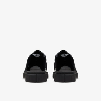 Clarks Evyn Lace Kid Black Patent