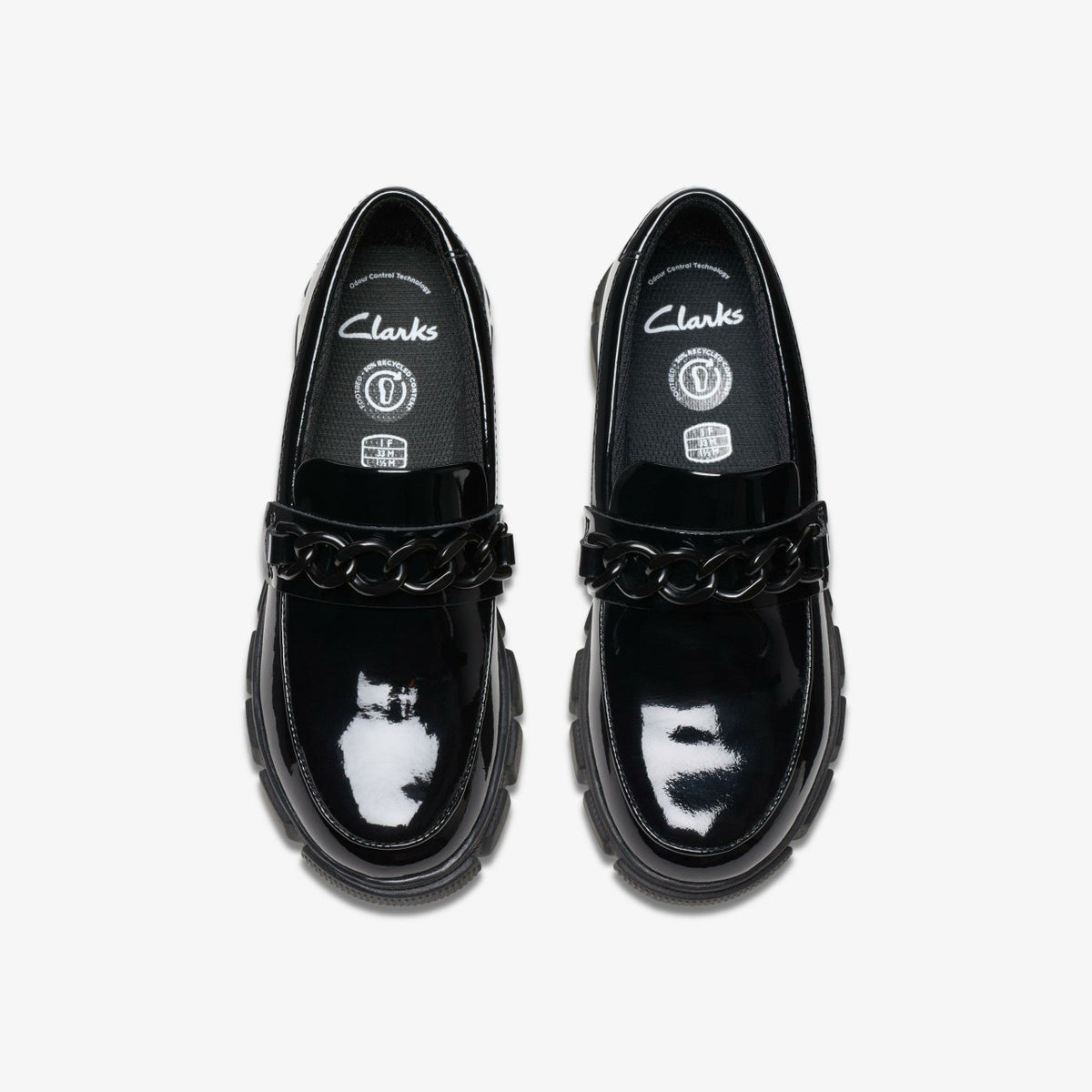 Clarks Evyn Walk Kid Black Patent