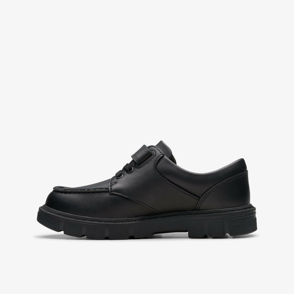Clarks Lorcam Edge Kid Black Leather
