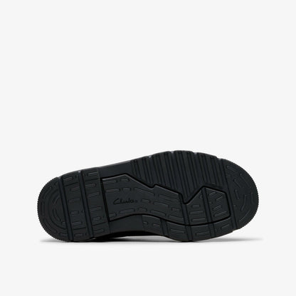 Clarks Lorcam Edge Kid Black Leather