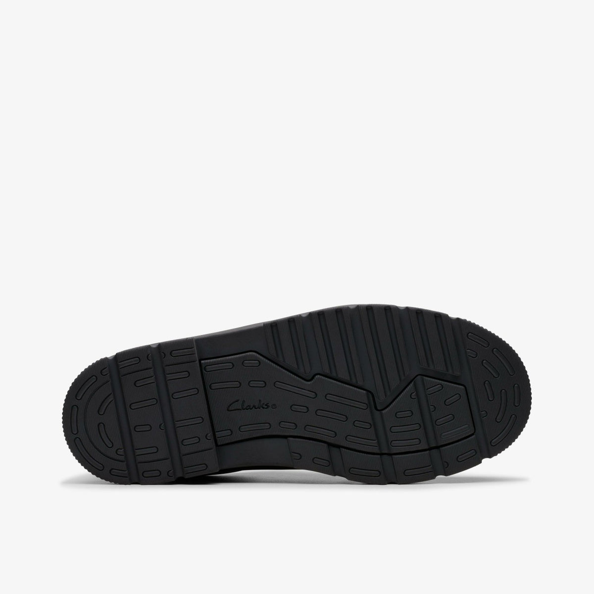 Clarks Lorcam Edge Youth Black Leather