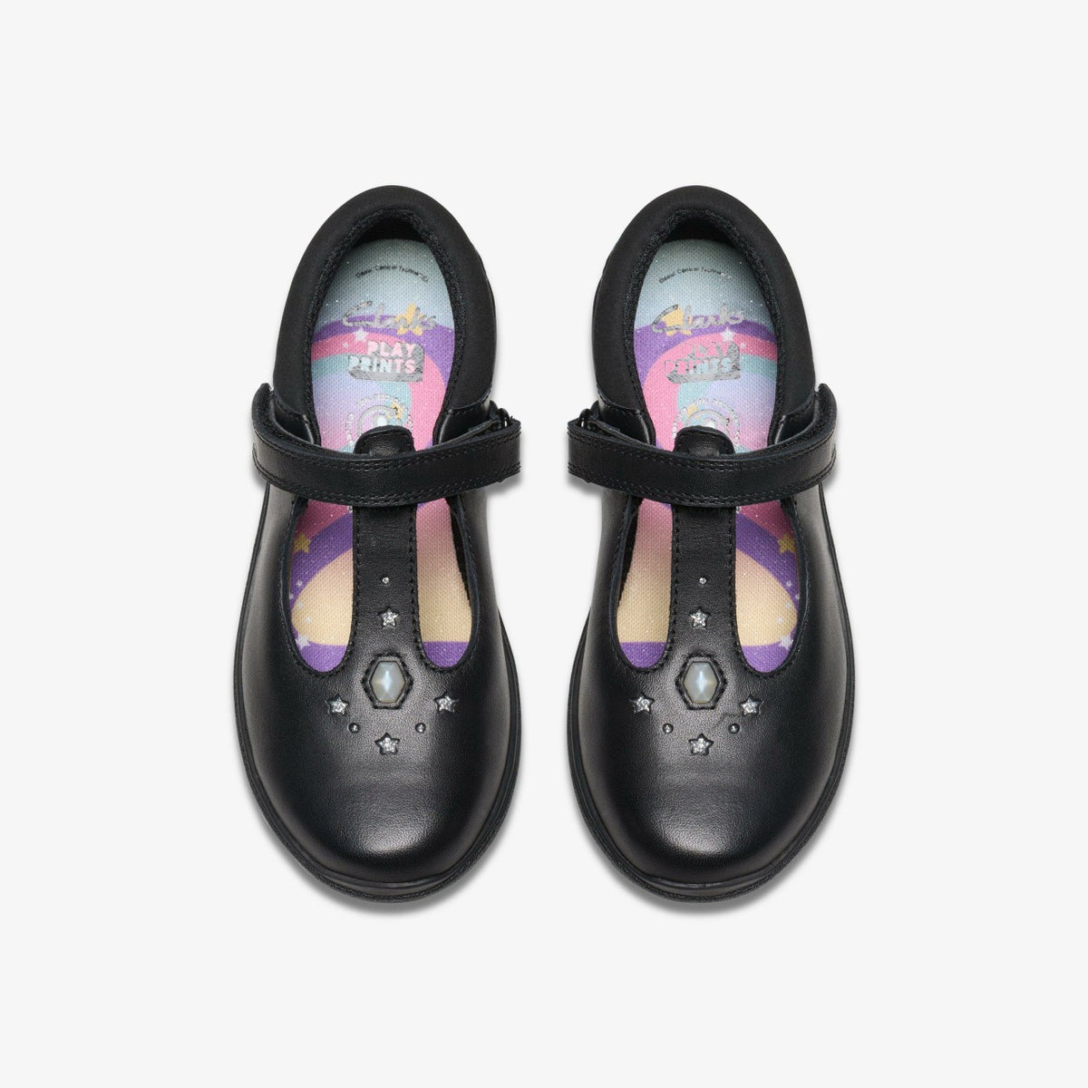 Clarks Relda Gem Kid Black Leather