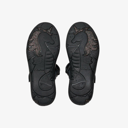 Clarks Relda Gem Kid Black Patent