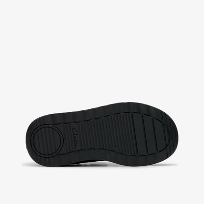 Clarks Daze Bright Kid Black Leather
