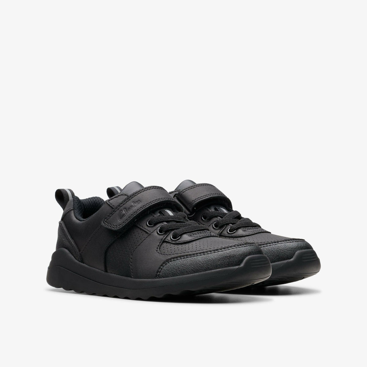 Clarks Daze Bright Kid Black Leather