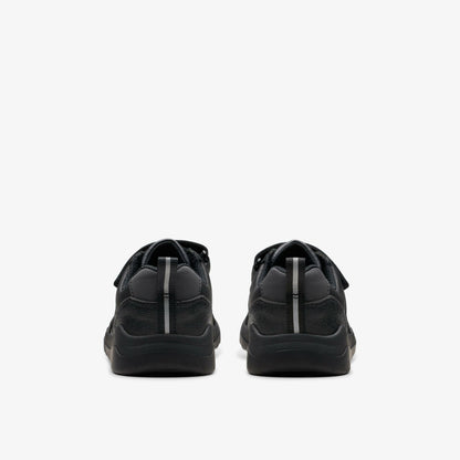 Clarks Daze Bright Kid Black Leather