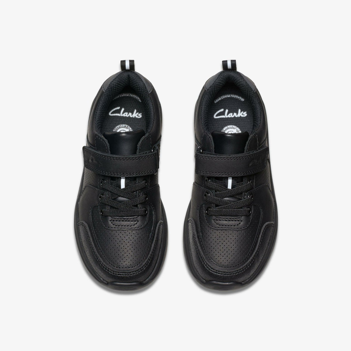 Clarks Daze Bright Kid Black Leather