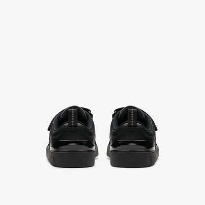 Clarks Oslo Flare Kid Black Leather