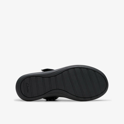 Clarks Etch Gem Kid Black Patent