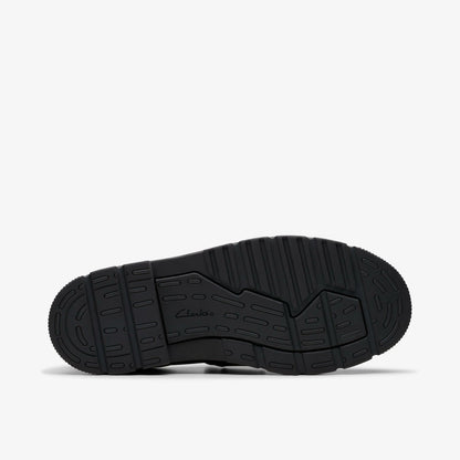 Clarks Lorcam Craft Youth Black Leather