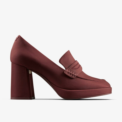 Clarks Martine Rose Loafer 2 Oxblood Textile
