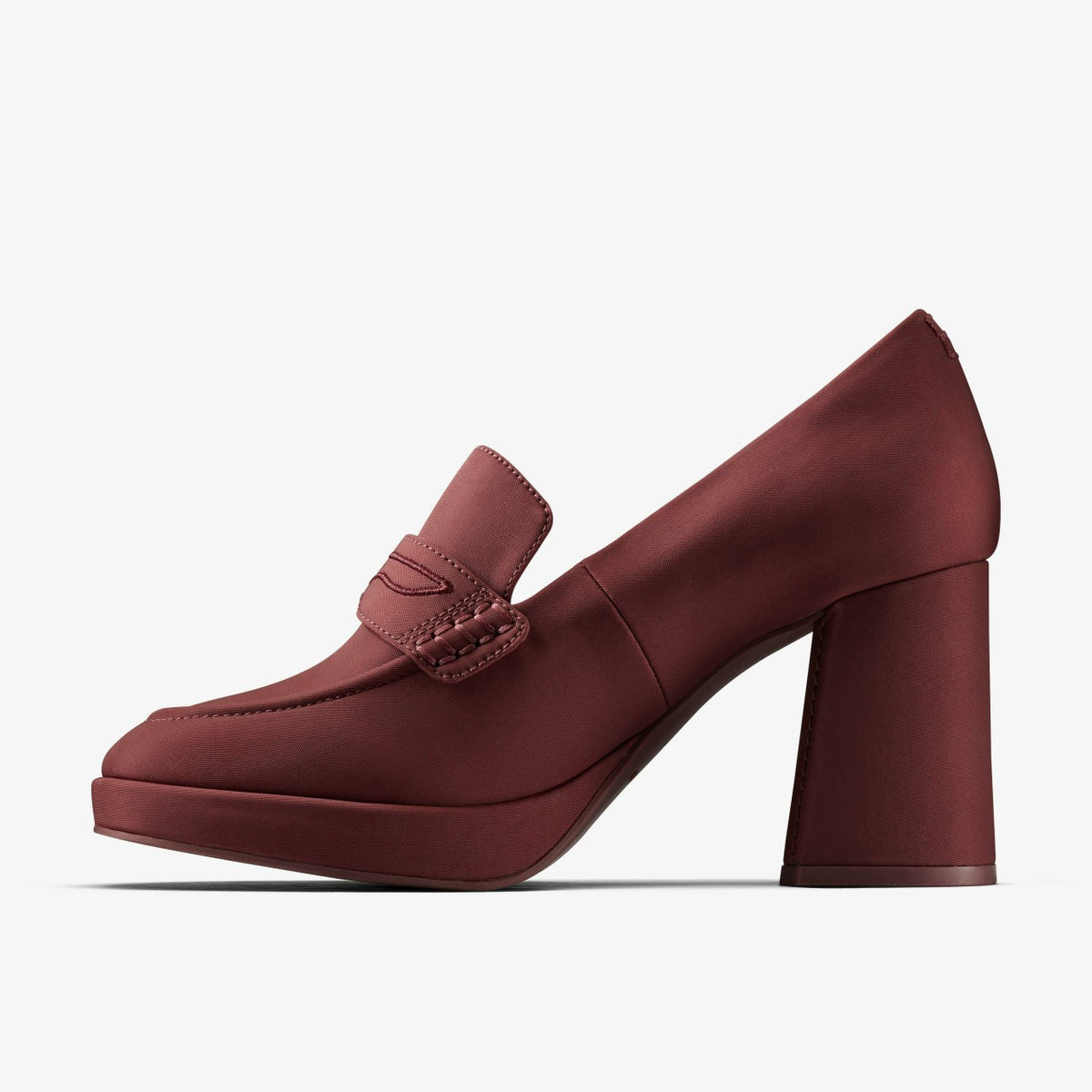 Clarks Martine Rose Loafer 2 Oxblood Textile