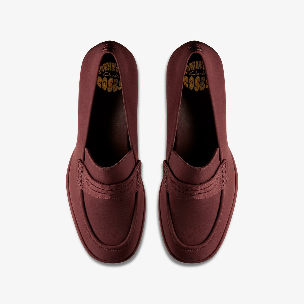 Clarks Martine Rose Loafer 2 Oxblood Textile