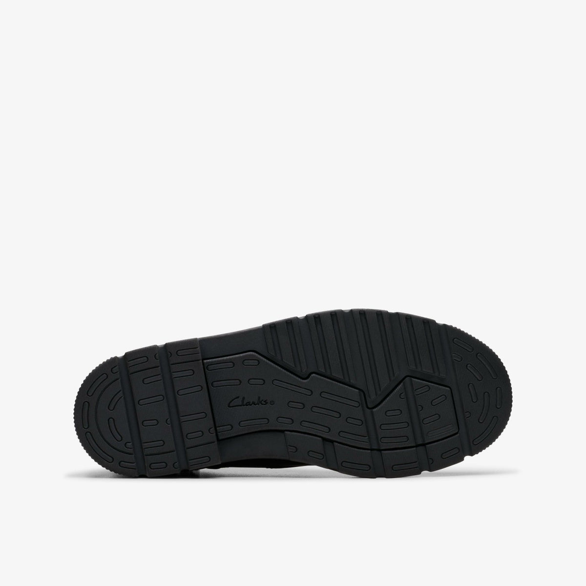 Clarks Lorcam Trail Older Black Leather