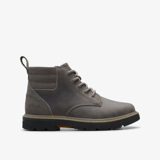 Clarks Lorcam Trail Older Dark Grey