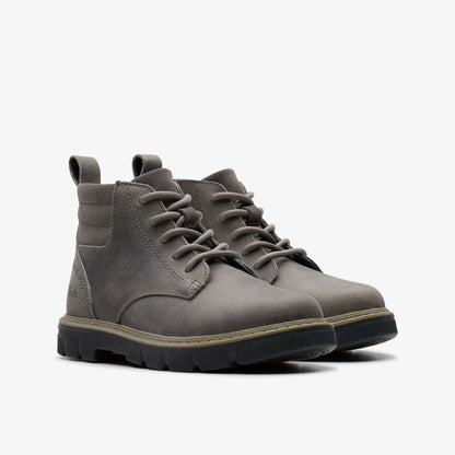 Clarks Lorcam Trail Older Dark Grey