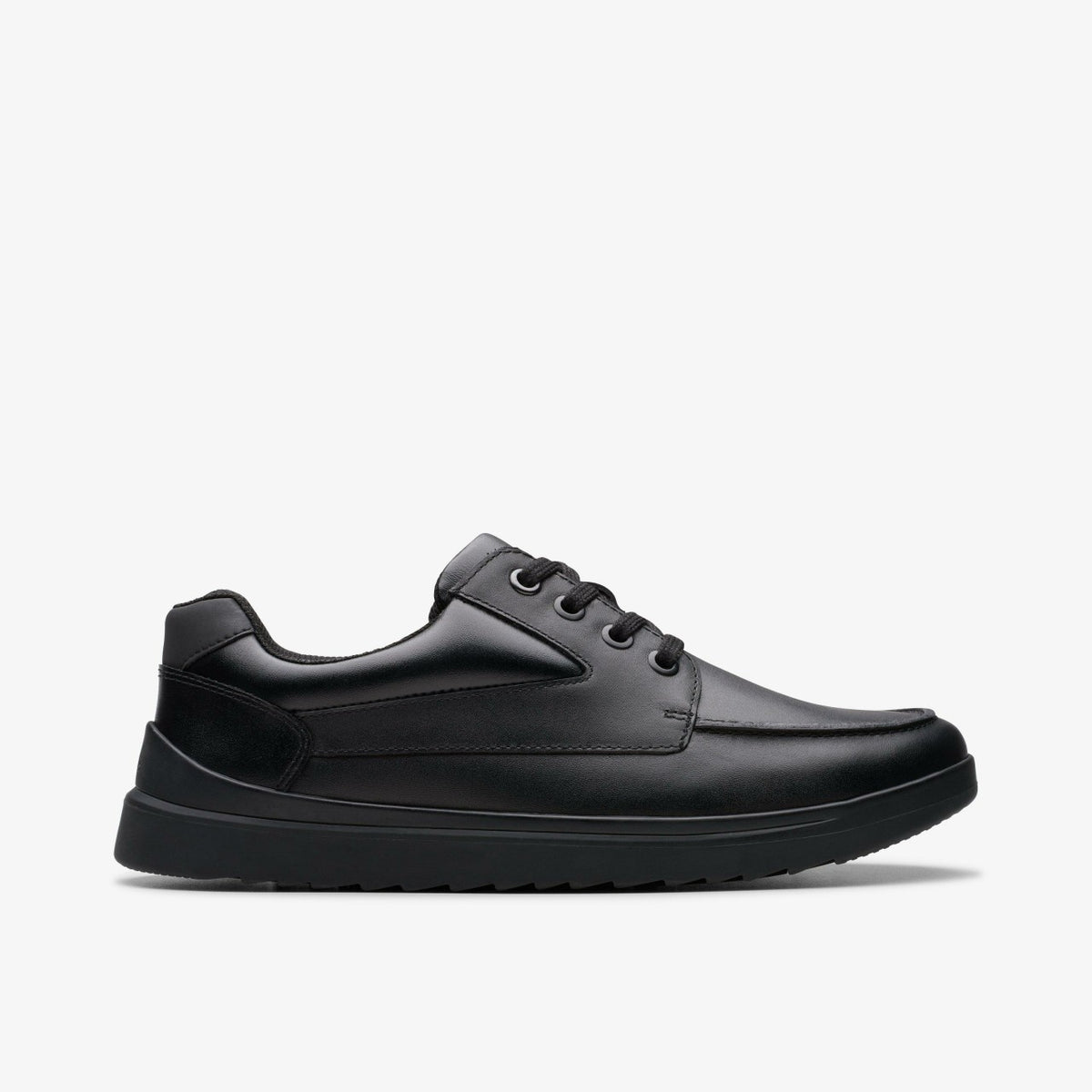 Clarks Keelan Flare Youth Black Leather