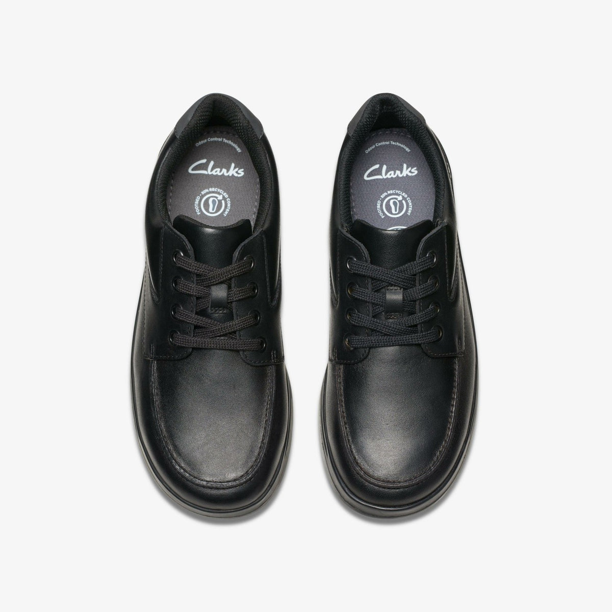 Clarks Keelan Flare Youth Black Leather