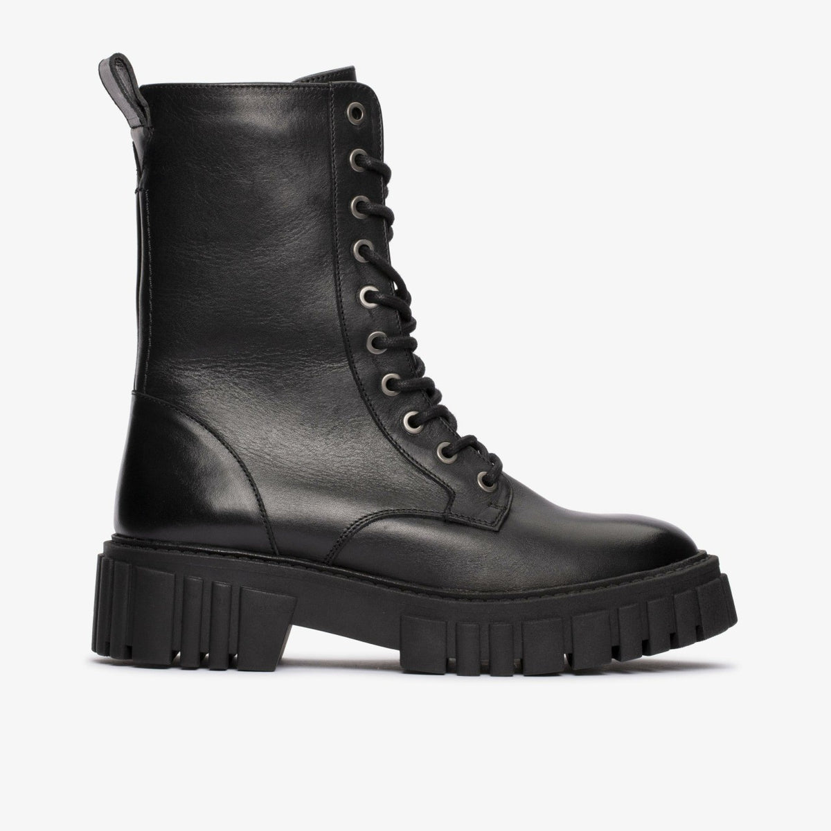 Clarks Page Lace Boot Black Leather