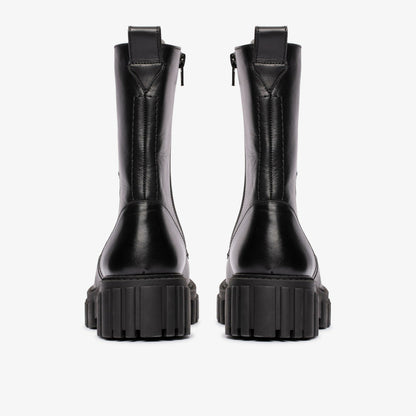 Clarks Page Lace Boot Black Leather