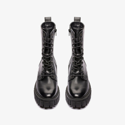 Clarks Page Lace Boot Black Leather