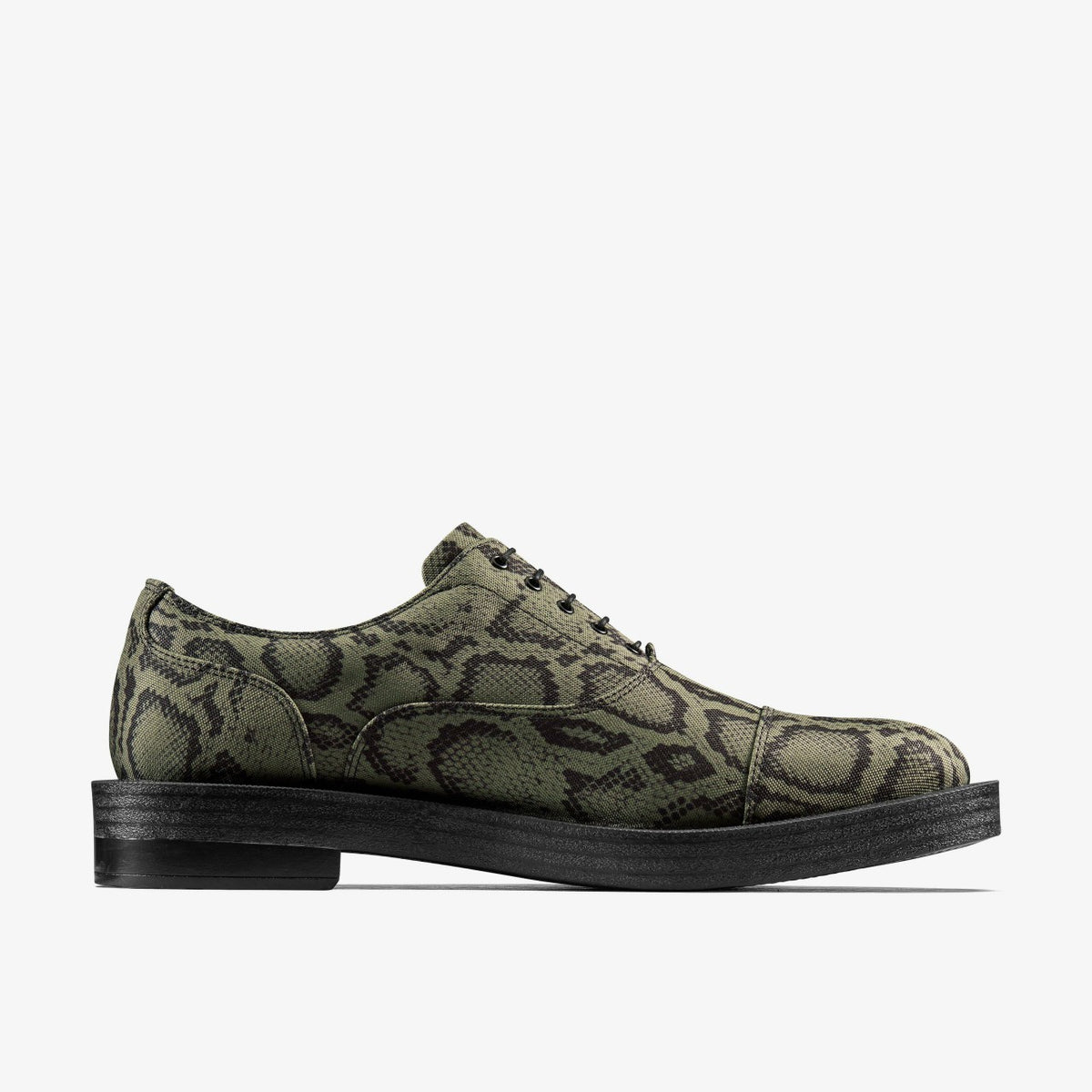 Clarks Martine Rose Oxford 2 Mens Green Textile