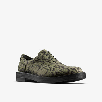 Clarks Martine Rose Oxford 2 Mens Green Textile