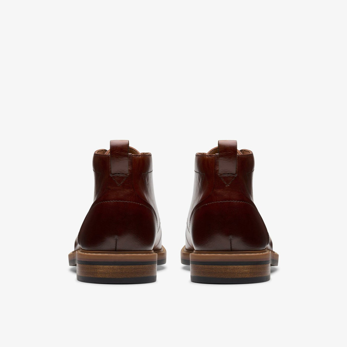Clarks Aldwin Chukka Mid Tan Leather