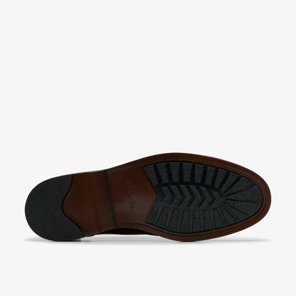 Clarks Aldwin Limit Brogue Mid Tan Leather
