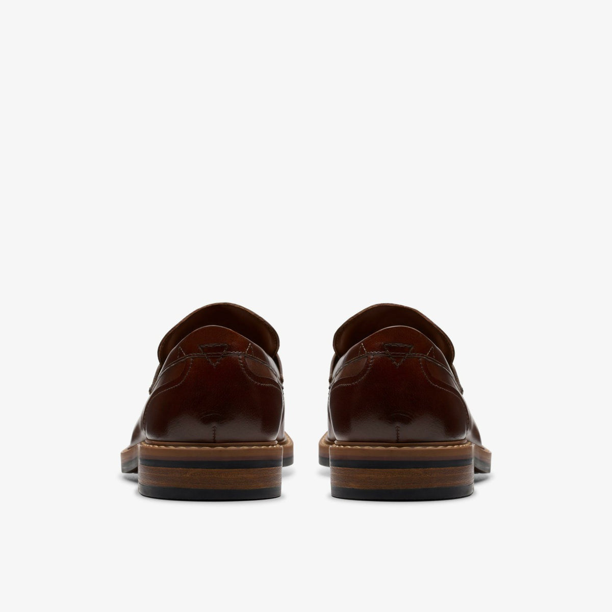 Clarks Aldwin Step Loafer Mid Tan Leather